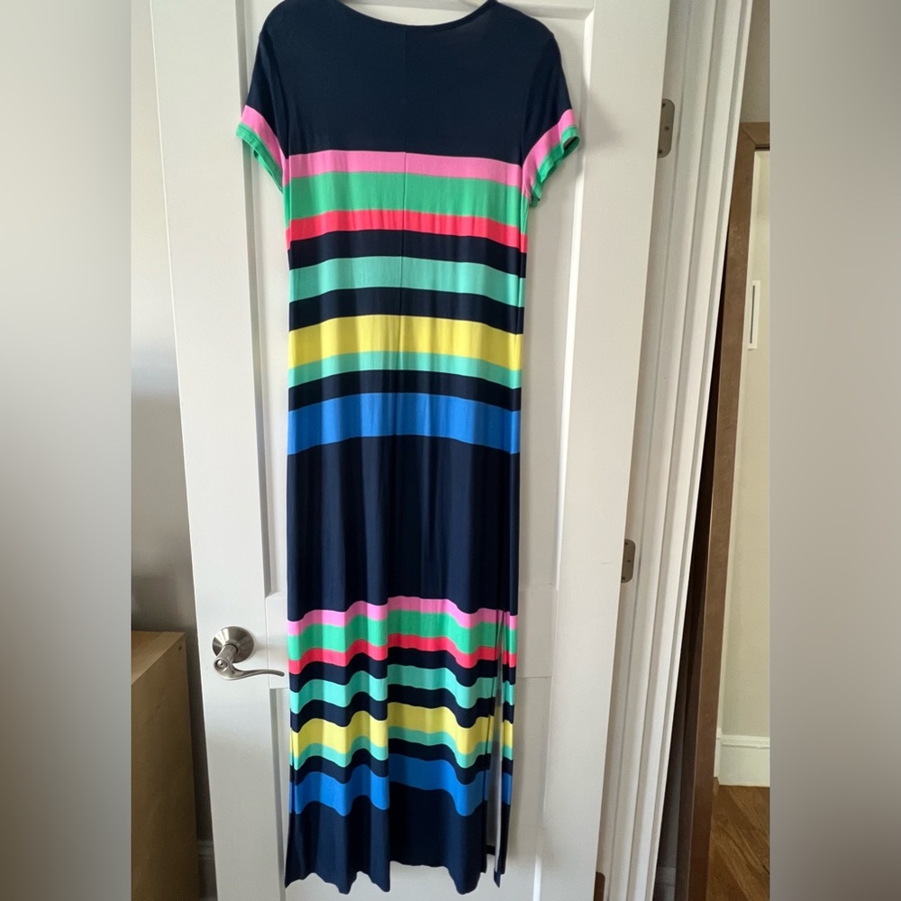 Lilly Pulitzer Tae Maxi Dress in Gecko Stripe - Picture 2 of 5